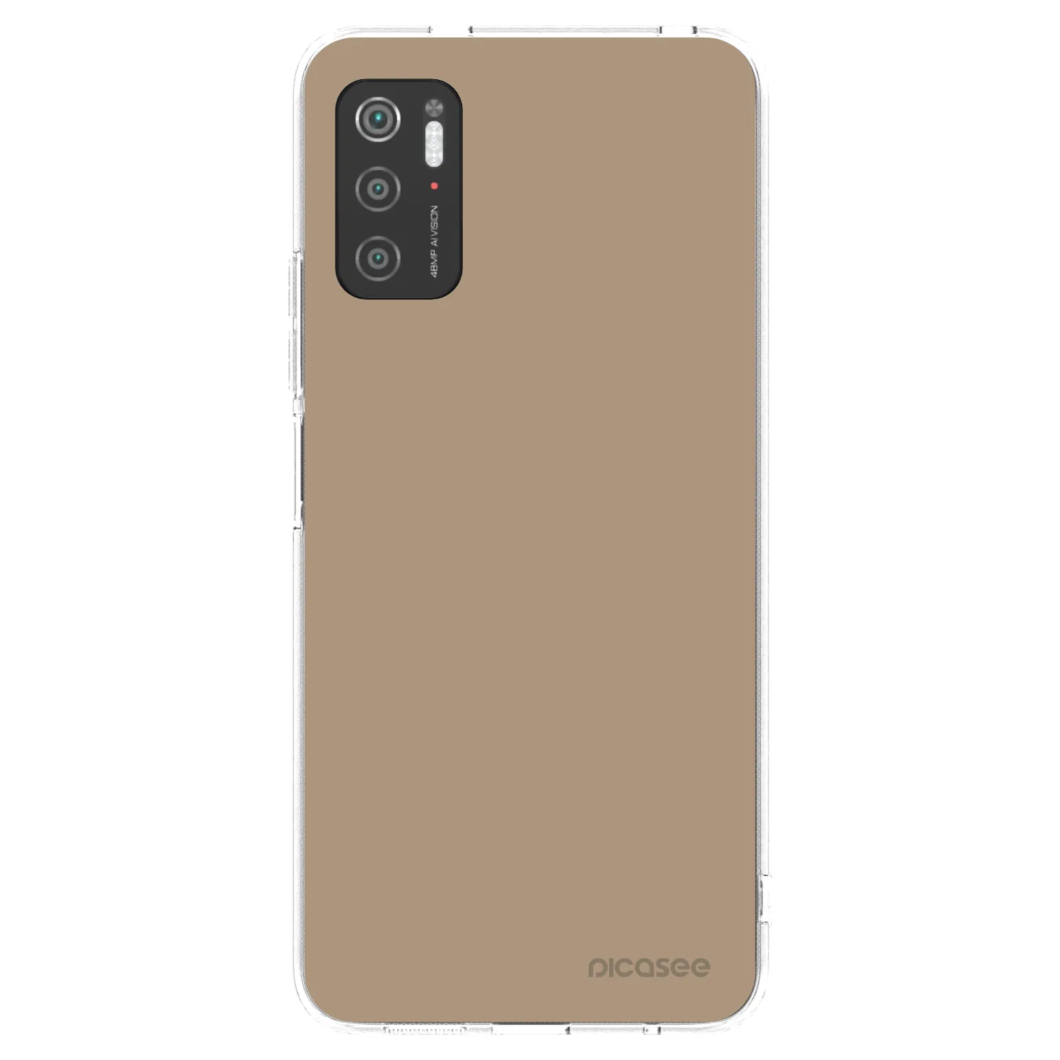 Picasee silikonski prozorni ovitek za Xiaomi Poco M3 Pro 5G - Soft Sand