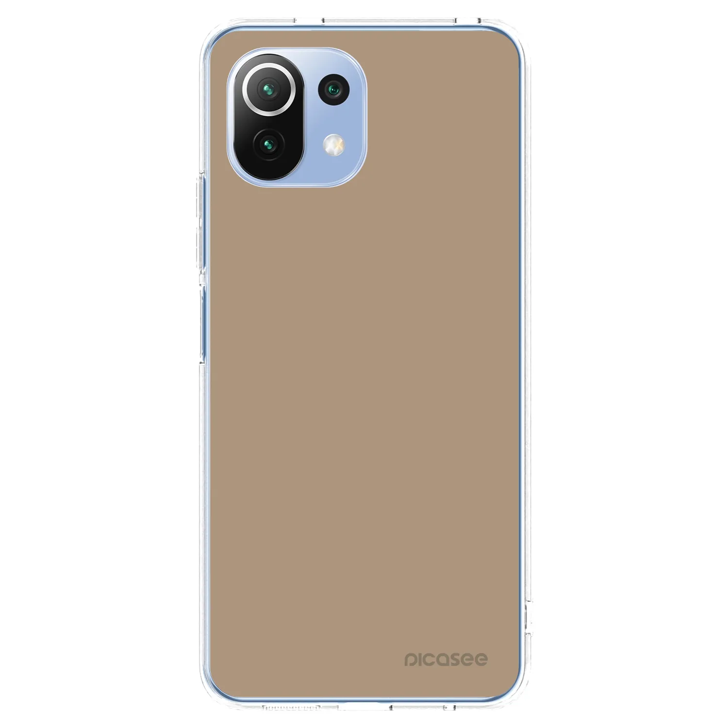 Picasee silikonski prozorni ovitek za Xiaomi 11 Lite 5G NE - Soft Sand