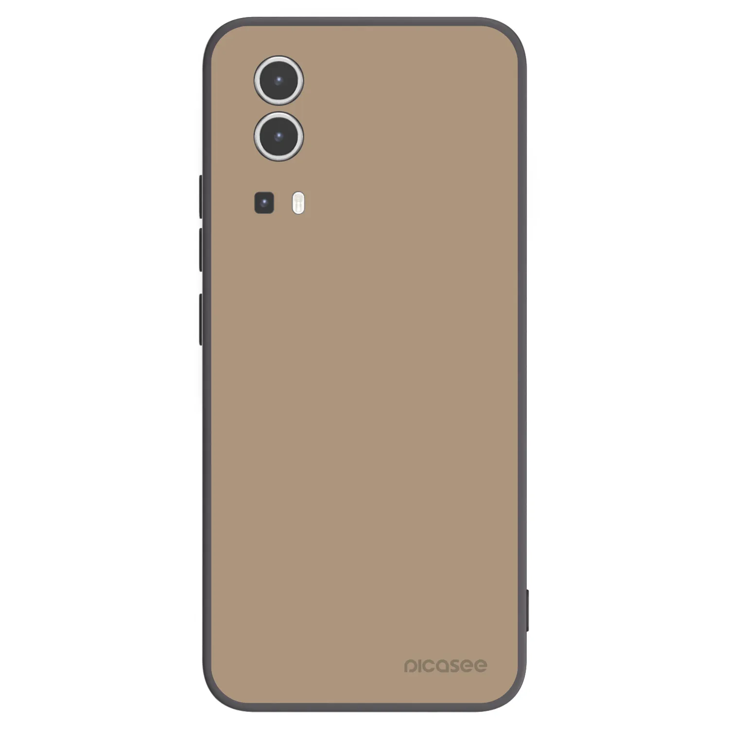 Picasee silikonski črni ovitek za Vivo Y72 5G - Soft Sand