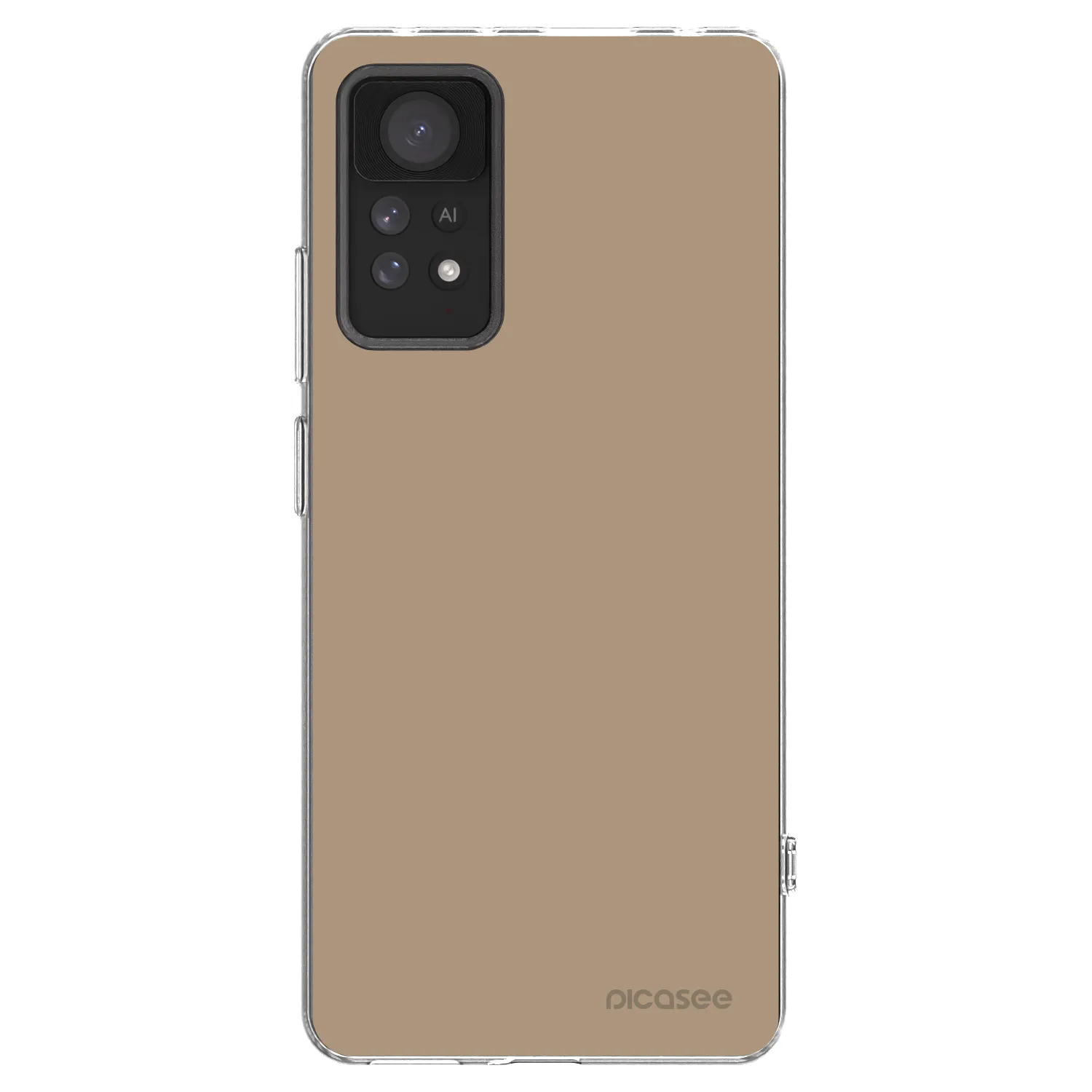Picasee silikonski prozorni ovitek za Xiaomi Redmi Note 11 Pro 5G - Soft Sand