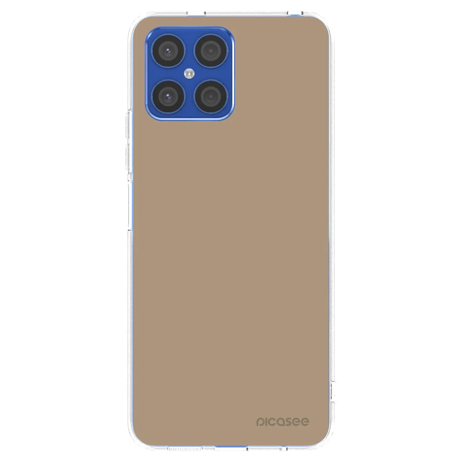Picasee silikonski prozorni ovitek za Honor X8 4G - Soft Sand