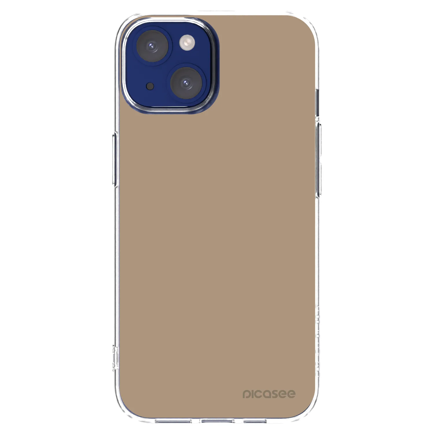 Picasee silikonski prozorni ovitek za Apple iPhone 14 - Soft Sand