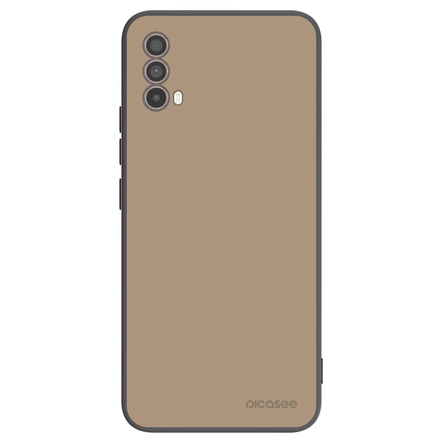 Picasee silikonski črni ovitek za Motorola Moto E40 - Soft Sand