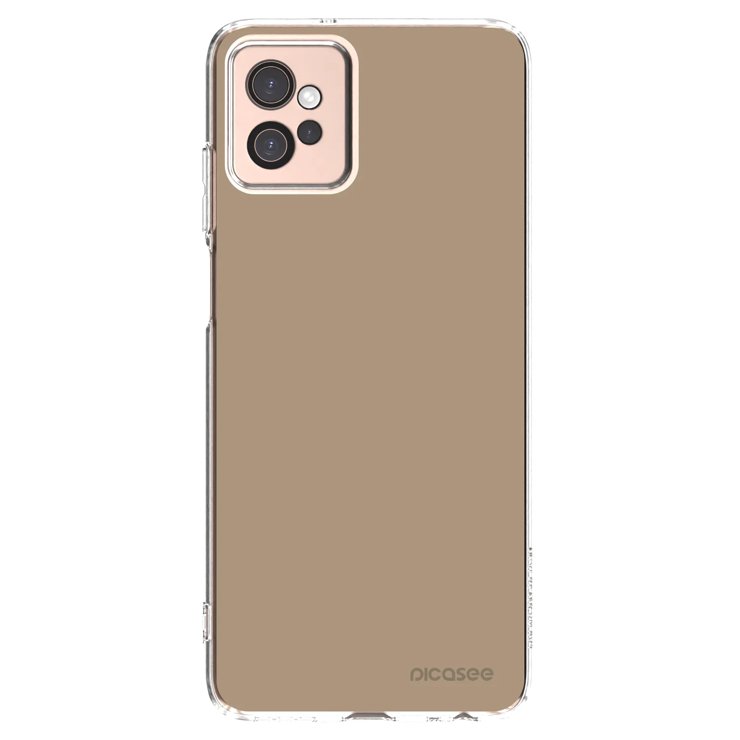 Picasee silikonski prozorni ovitek za Motorola Moto G32 - Soft Sand