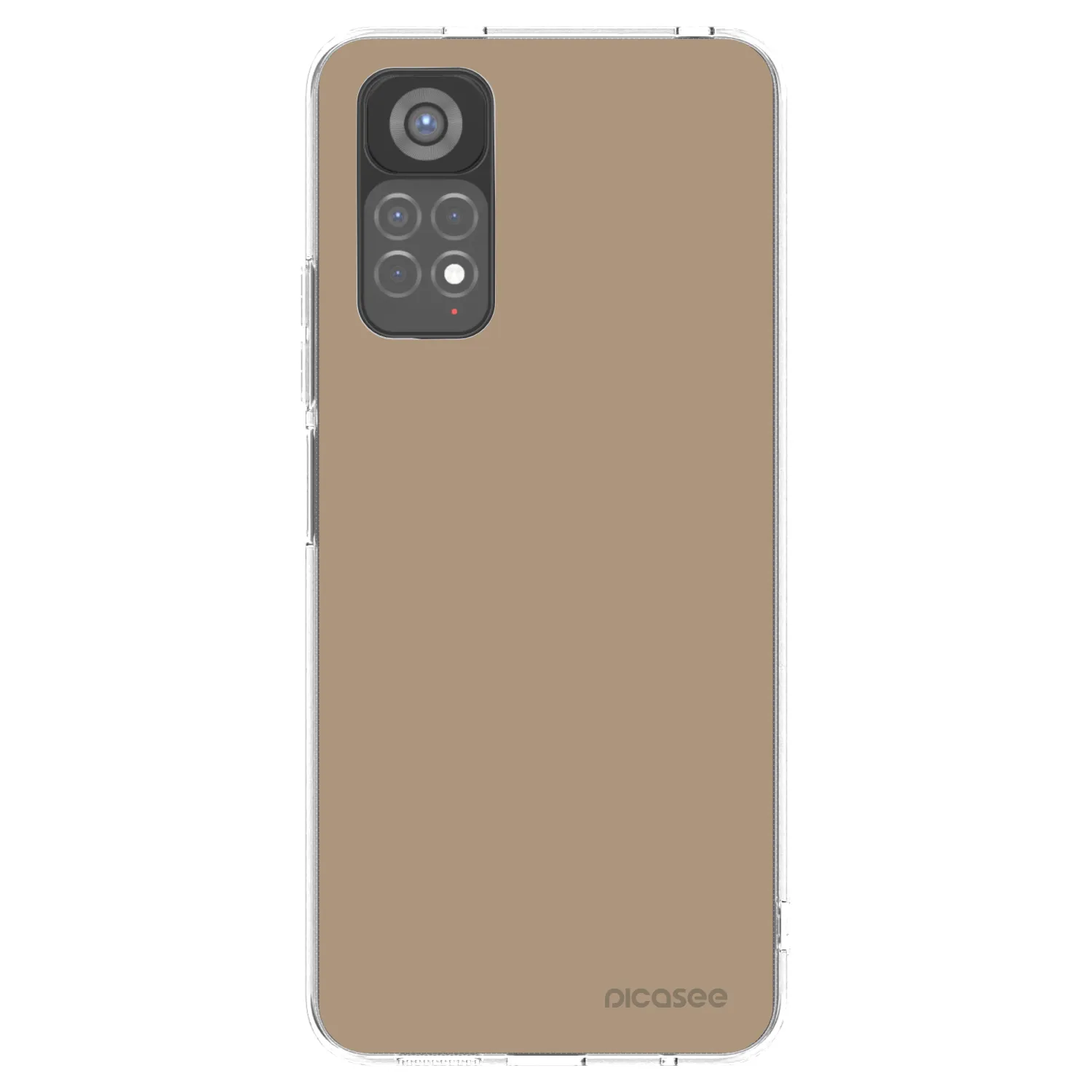 Picasee silikonski prozorni ovitek za Xiaomi Redmi Note 11S 5G - Soft Sand