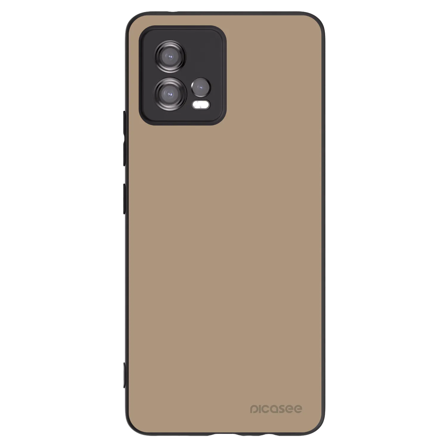 Picasee silikonski črni ovitek za Motorola Moto G72 - Soft Sand