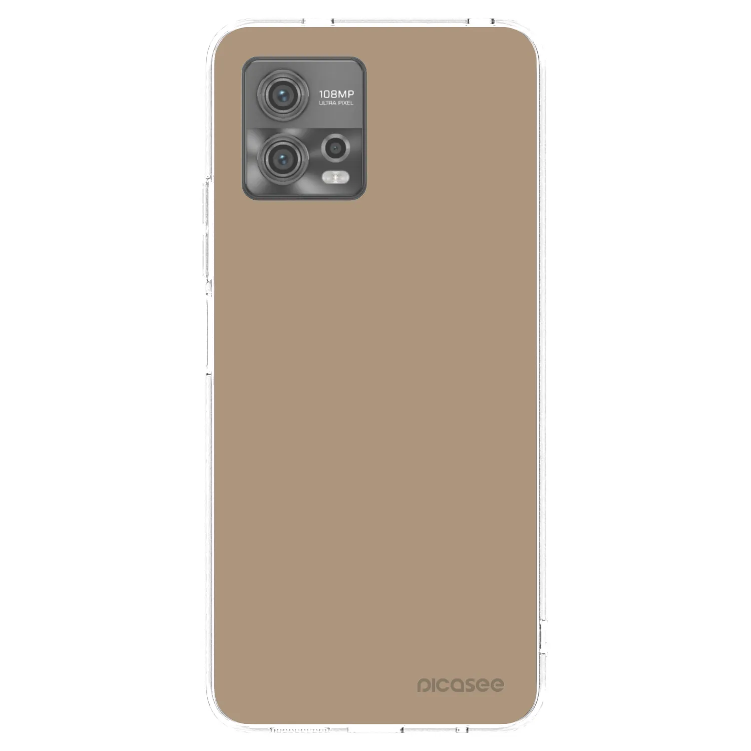 Picasee silikonski prozorni ovitek za Motorola Moto G72 - Soft Sand