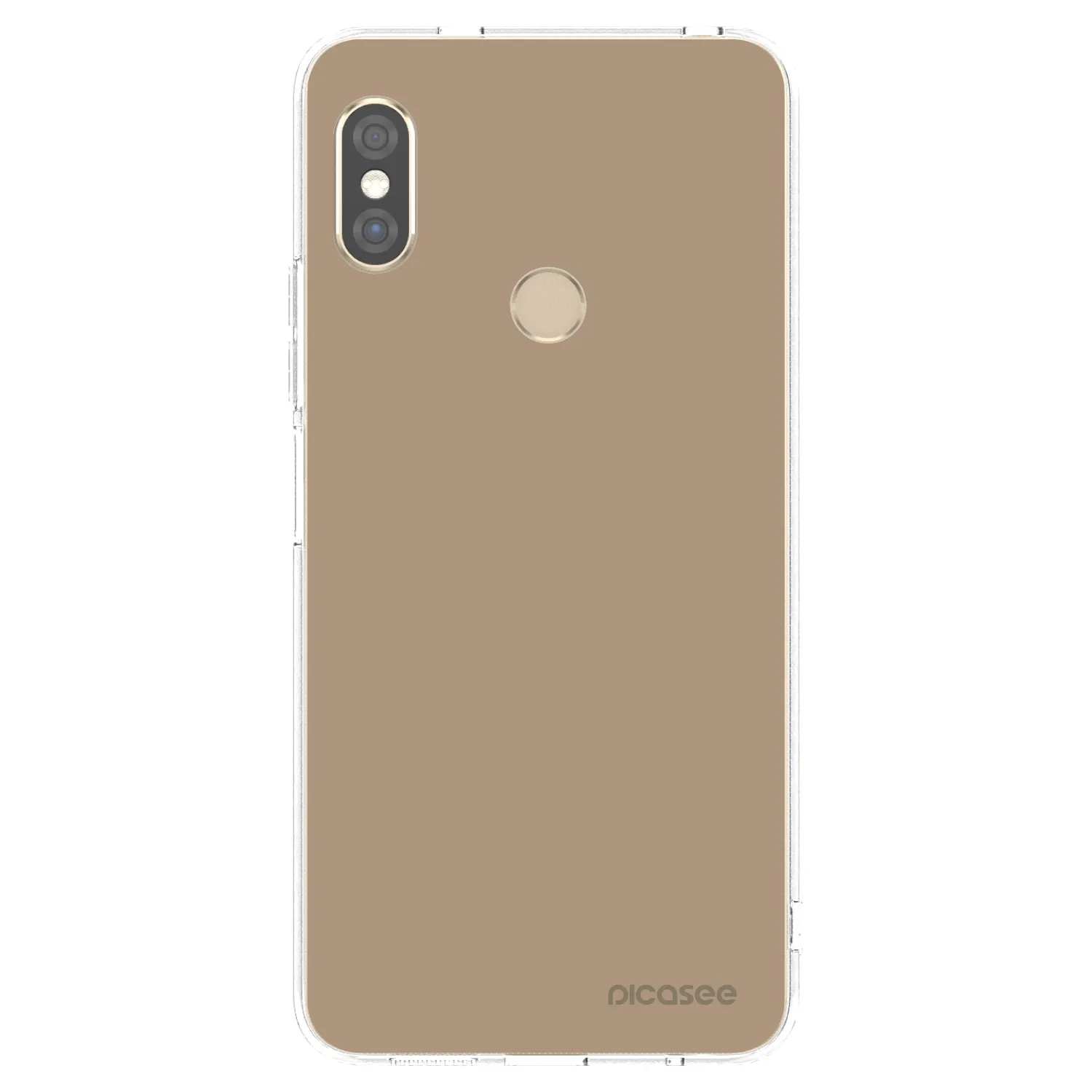 Picasee silikonski prozorni ovitek za Xiaomi Redmi Note 5 Global - Soft Sand