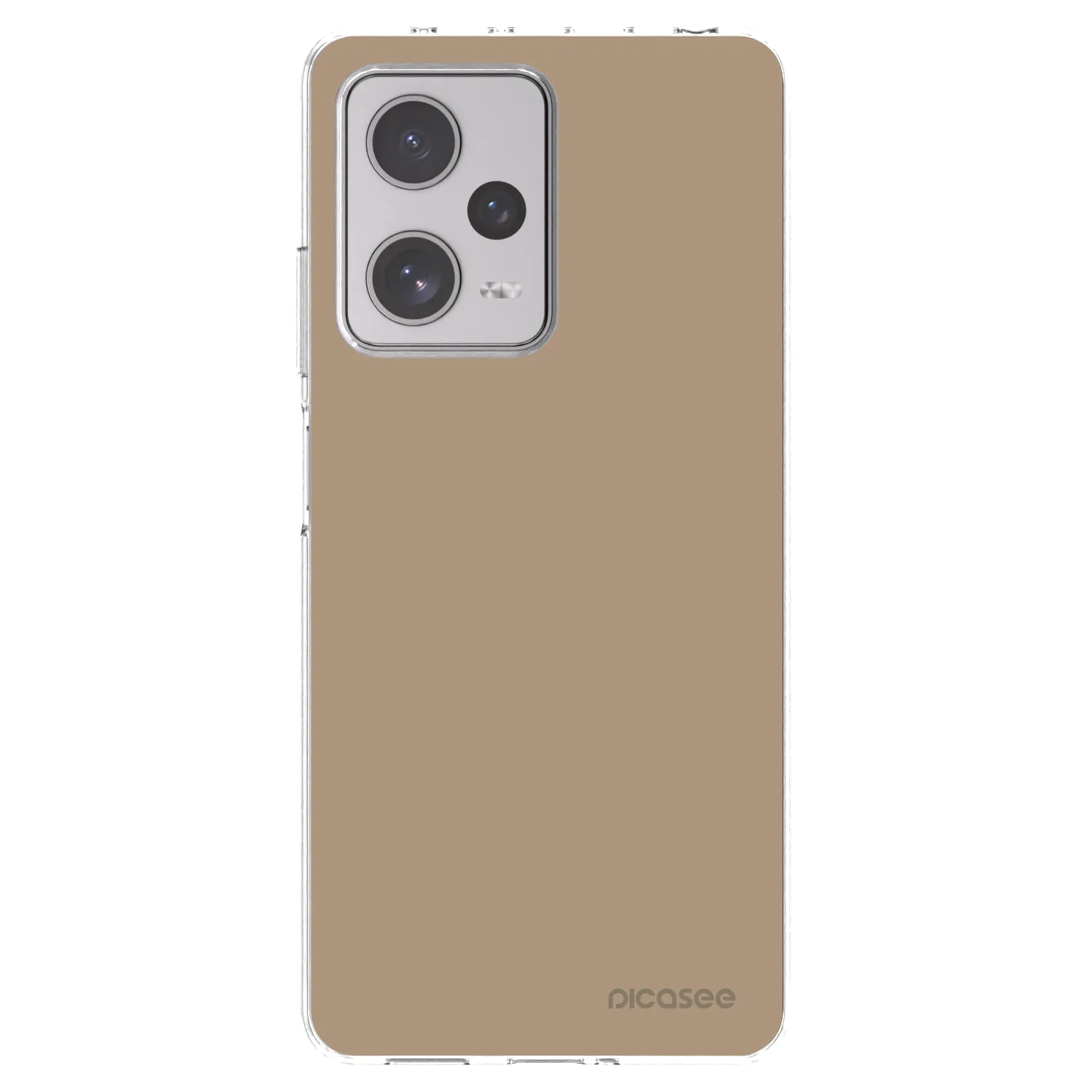 Picasee silikonski prozorni ovitek za Xiaomi Redmi Note 12 Pro+ 5G - Soft Sand