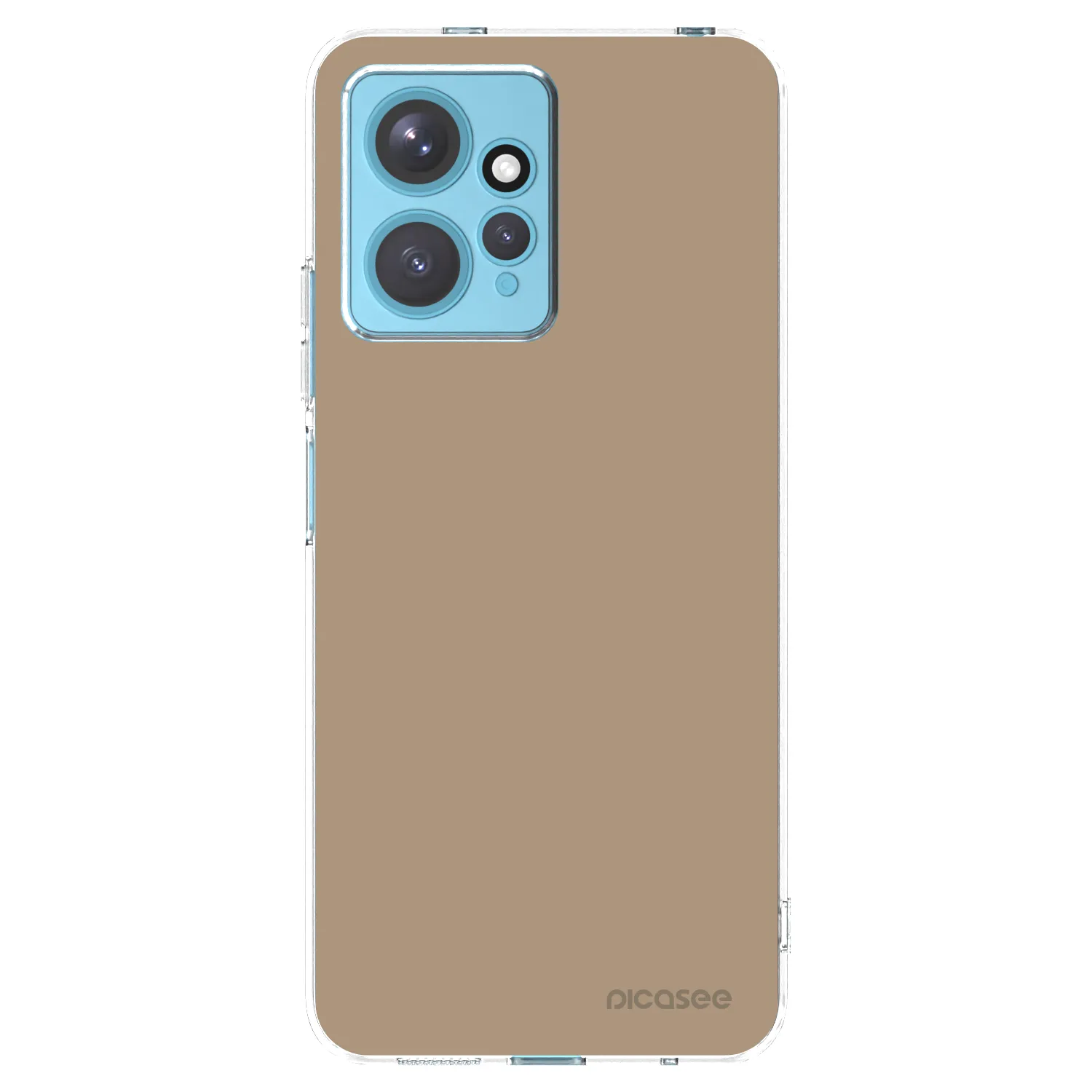 Picasee silikonski prozorni ovitek za Xiaomi Redmi Note 12 4G - Soft Sand
