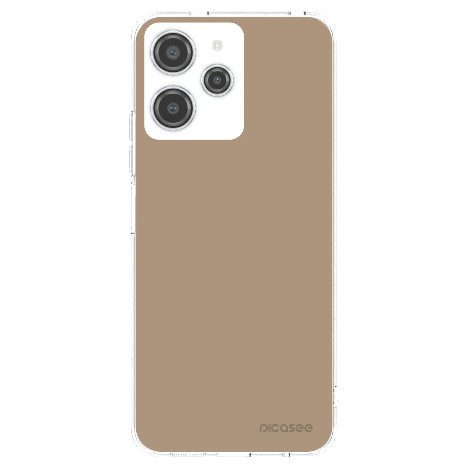 Picasee silikonski prozorni ovitek za Xiaomi Redmi 12 4G - Soft Sand