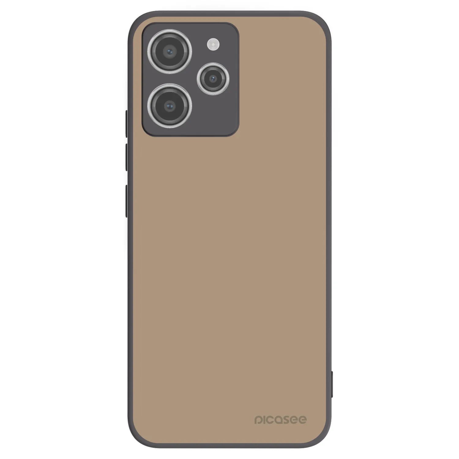 Picasee silikonski črni ovitek za Xiaomi Redmi 12 4G - Soft Sand