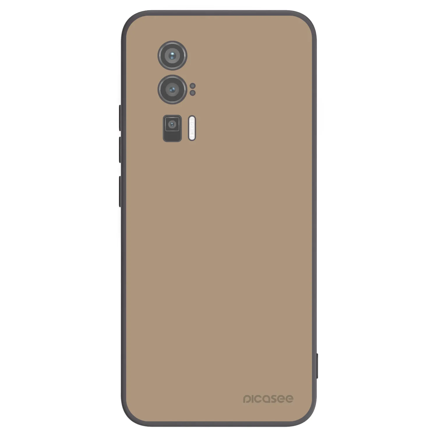 Picasee silikonski črni ovitek za Xiaomi Poco F5 Pro 5G - Soft Sand