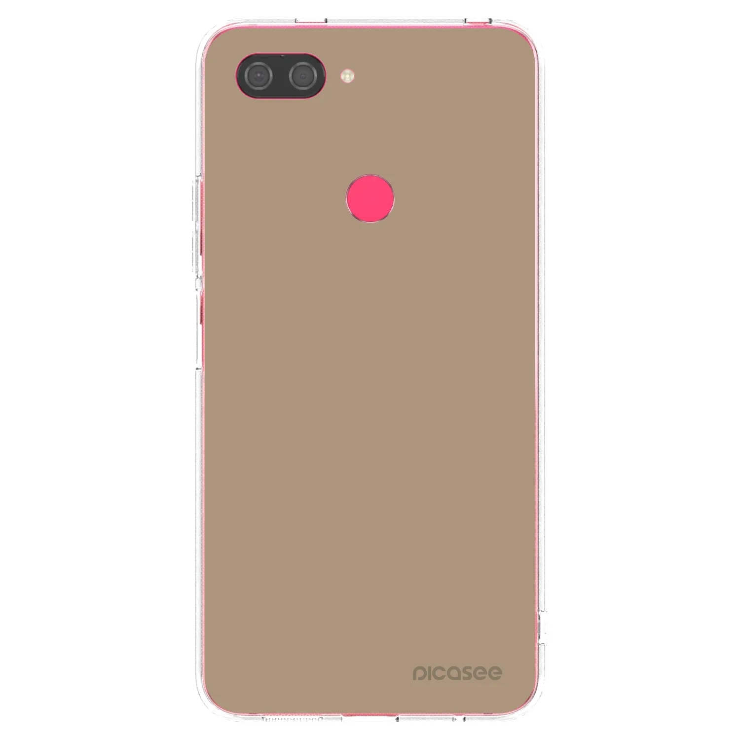 Picasee silikonski prozorni ovitek za Xiaomi Mi 8 Lite - Soft Sand