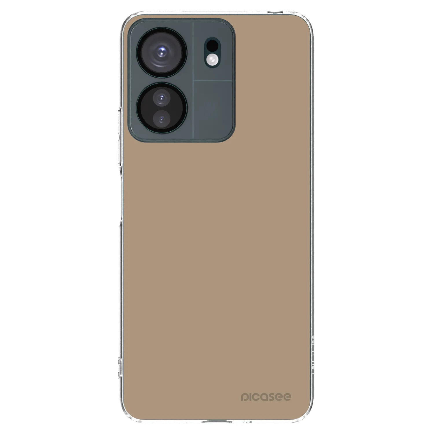 Picasee silikonski prozorni ovitek za Xiaomi Redmi 13C 4G - Soft Sand