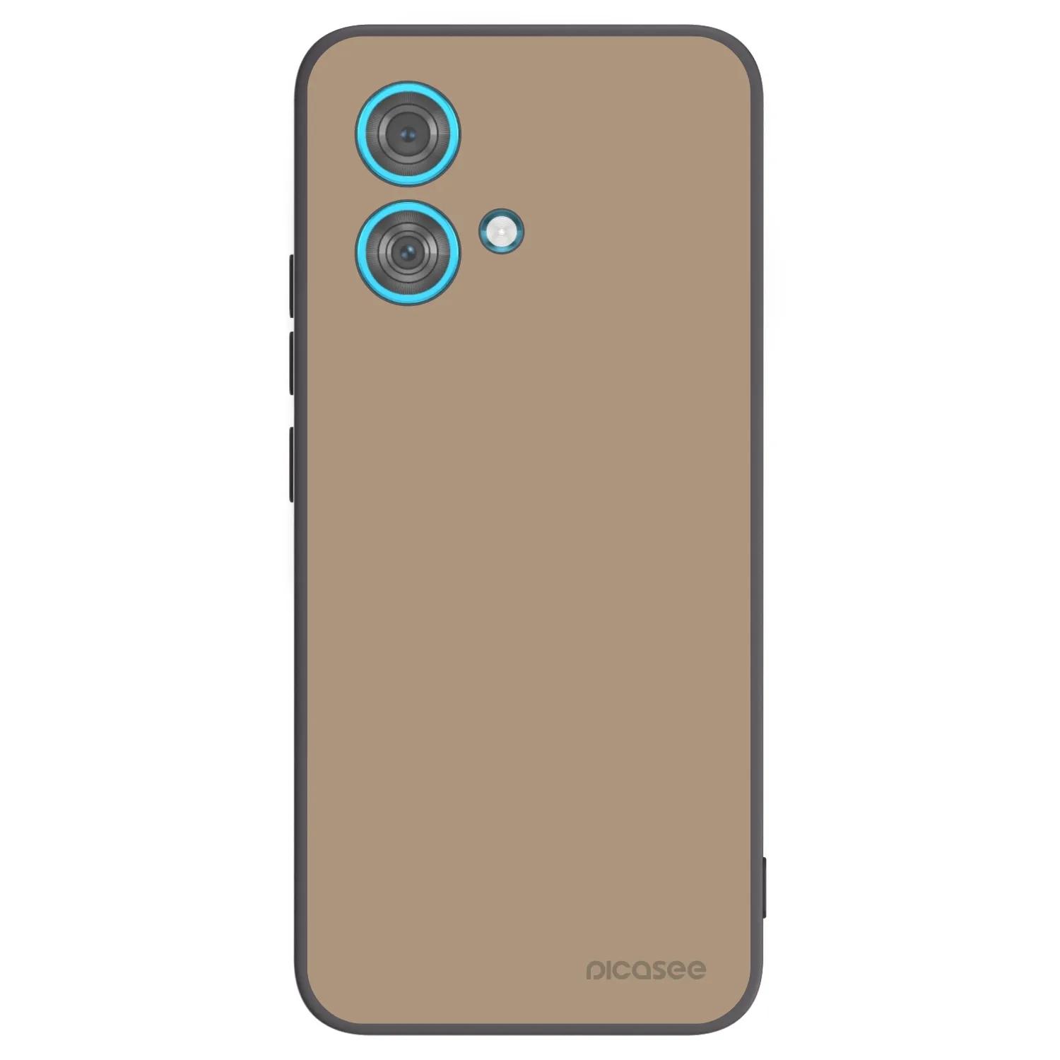Picasee silikonski črni ovitek za Motorola Edge 40 Neo - Soft Sand
