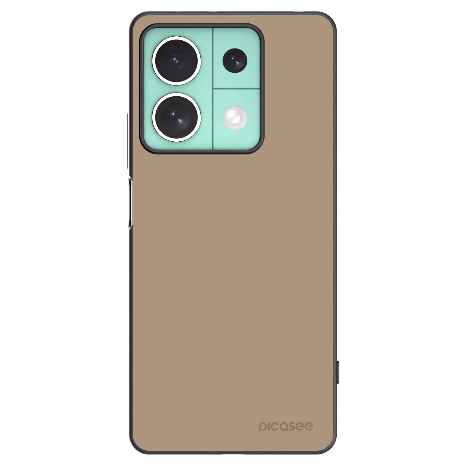 Picasee silikonski črni ovitek za Xiaomi Redmi Note 13 5G - Soft Sand