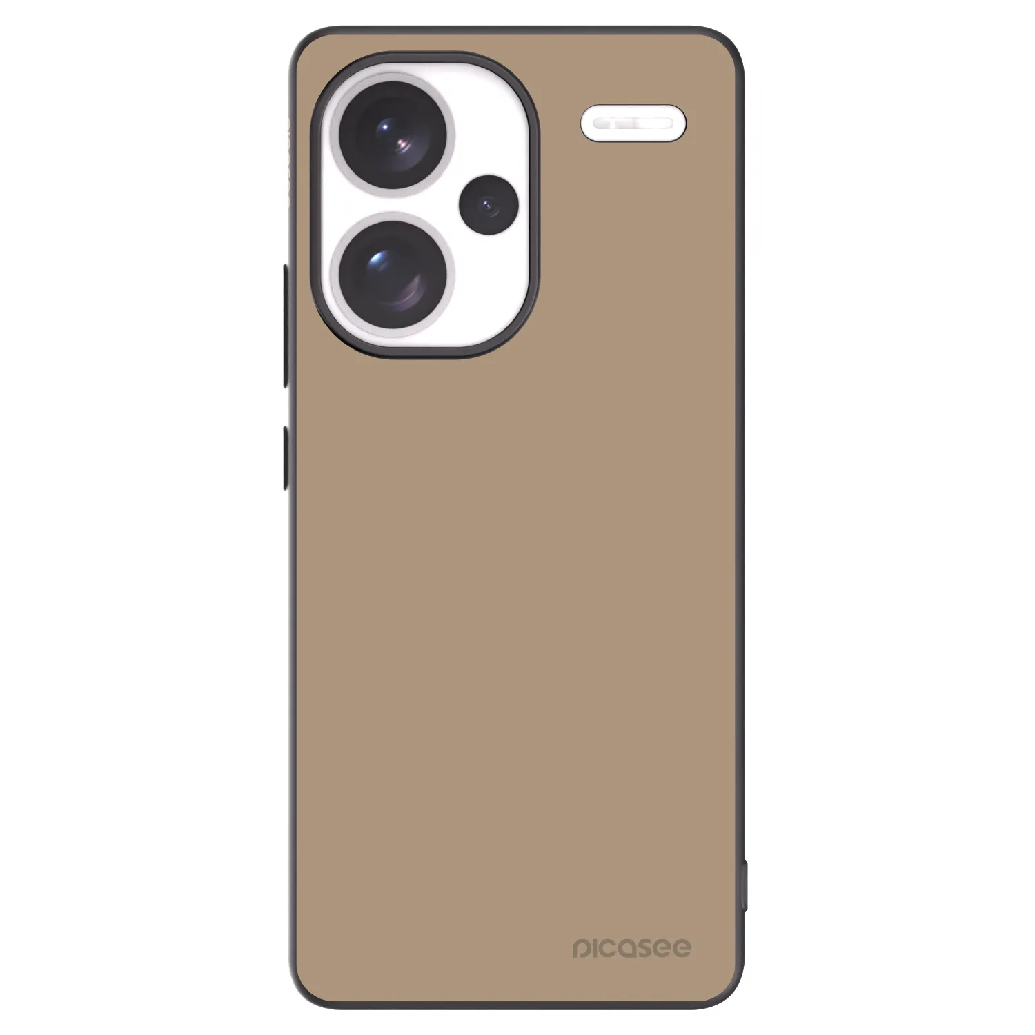 Picasee silikonski črni ovitek za Xiaomi Redmi Note 13 Pro+ 5G - Soft Sand