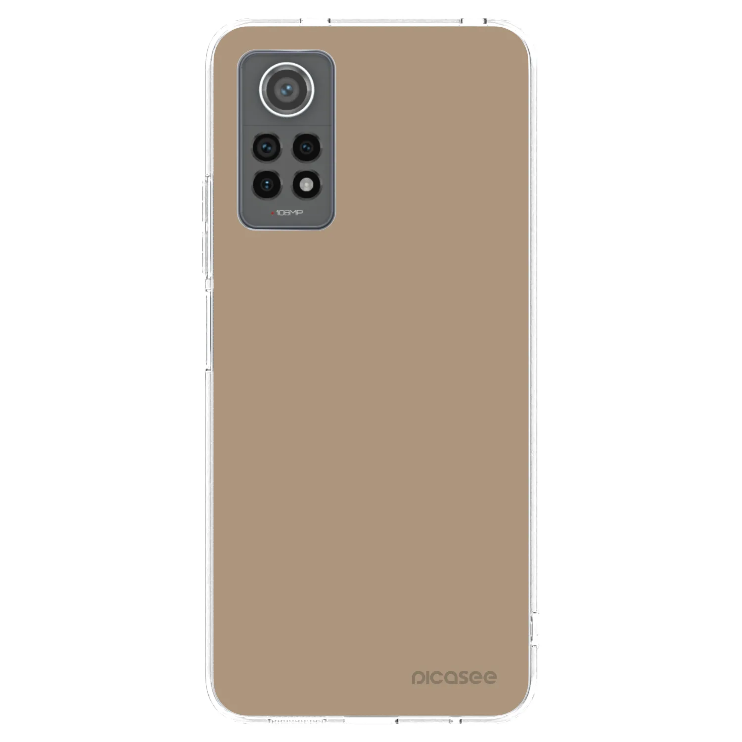 Picasee silikonski prozorni ovitek za Xiaomi Redmi Note 12 Pro 4G - Soft Sand