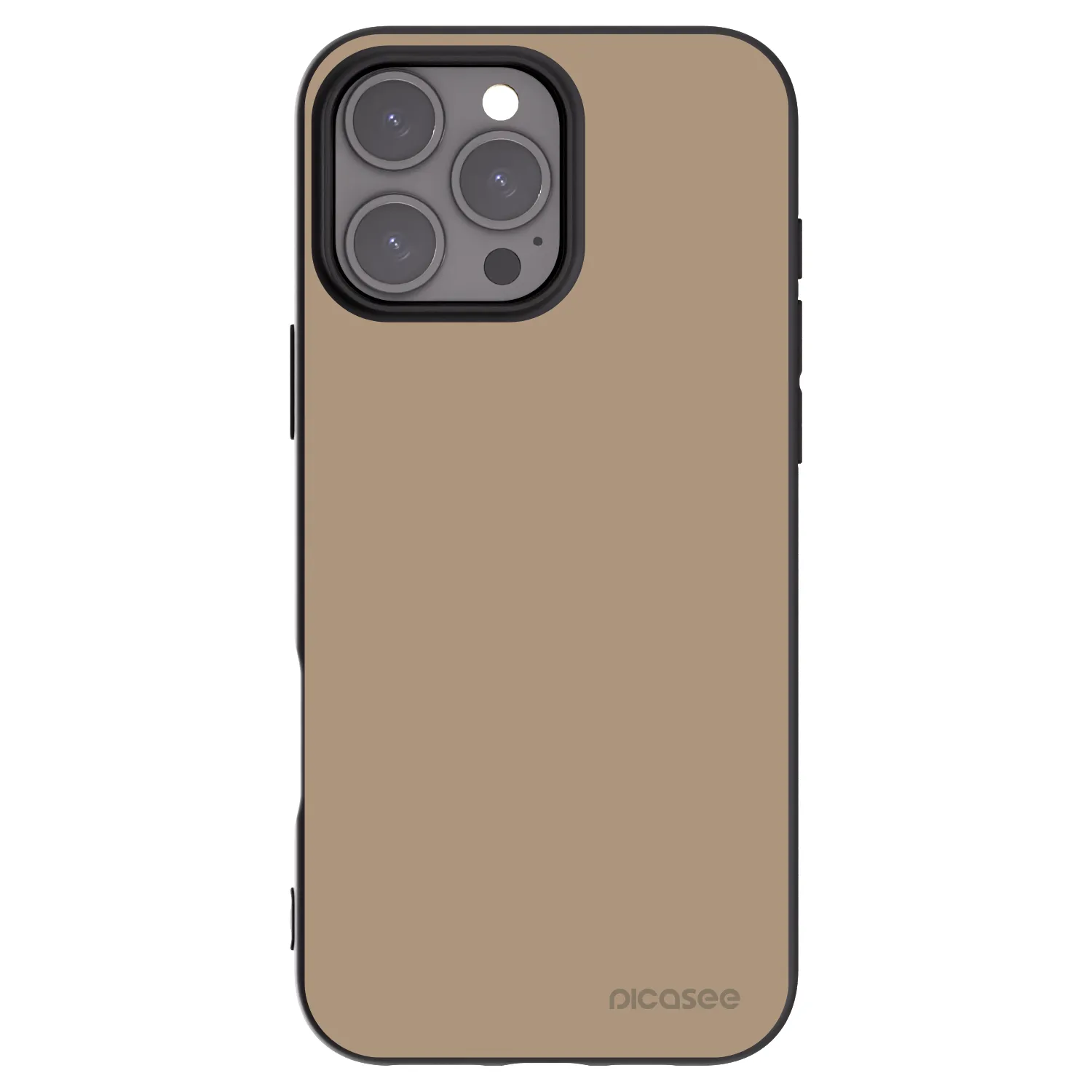 Picasee silikonski črni ovitek za Apple iPhone 16 Pro Max - Soft Sand