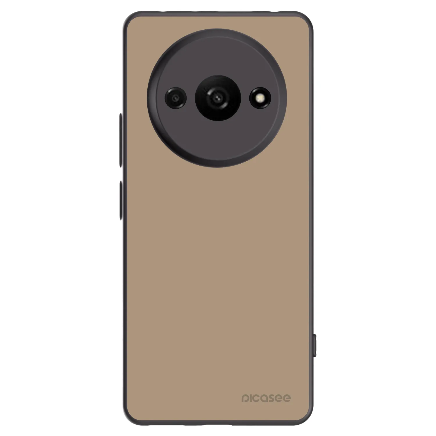 Picasee silikonski črni ovitek za Xiaomi Redmi A3 - Soft Sand