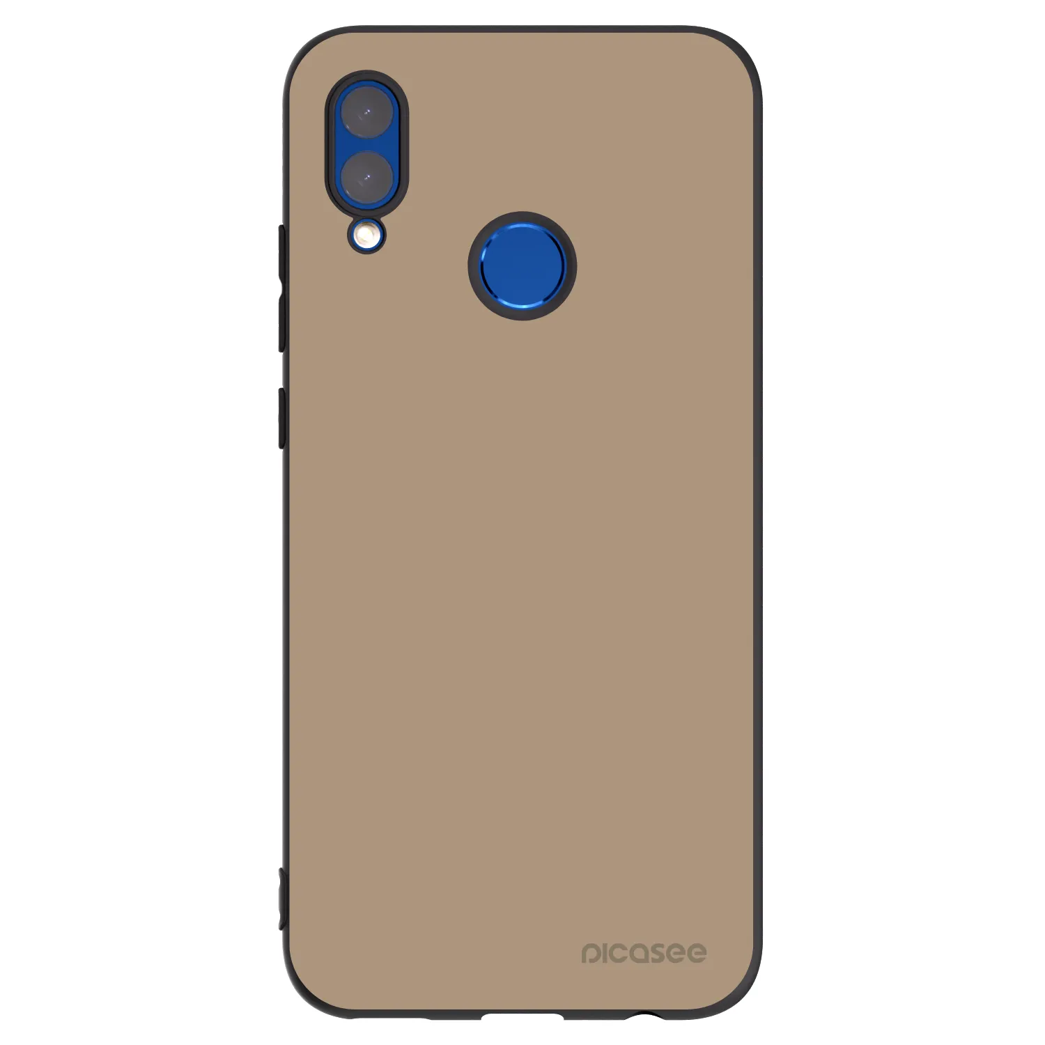Picasee silikonski črni ovitek za Honor 10 Lite - Soft Sand