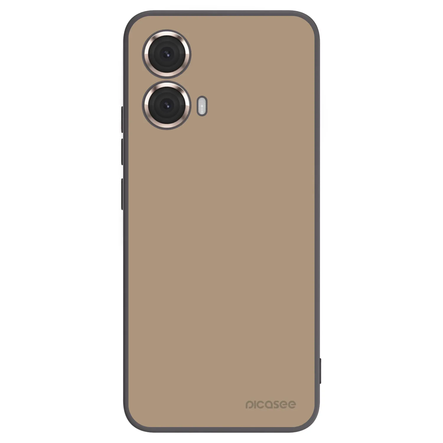 Picasee silikonski črni ovitek za Motorola Moto G85 - Soft Sand
