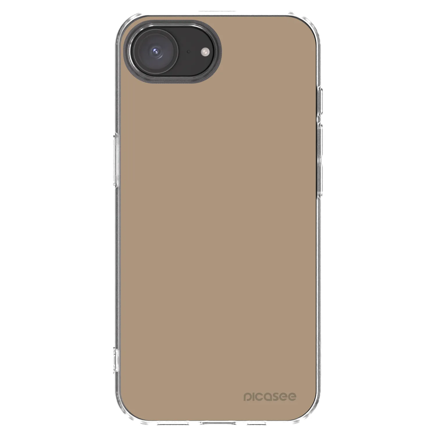 Picasee silikonski prozorni ovitek za Apple iPhone 16e - Soft Sand
