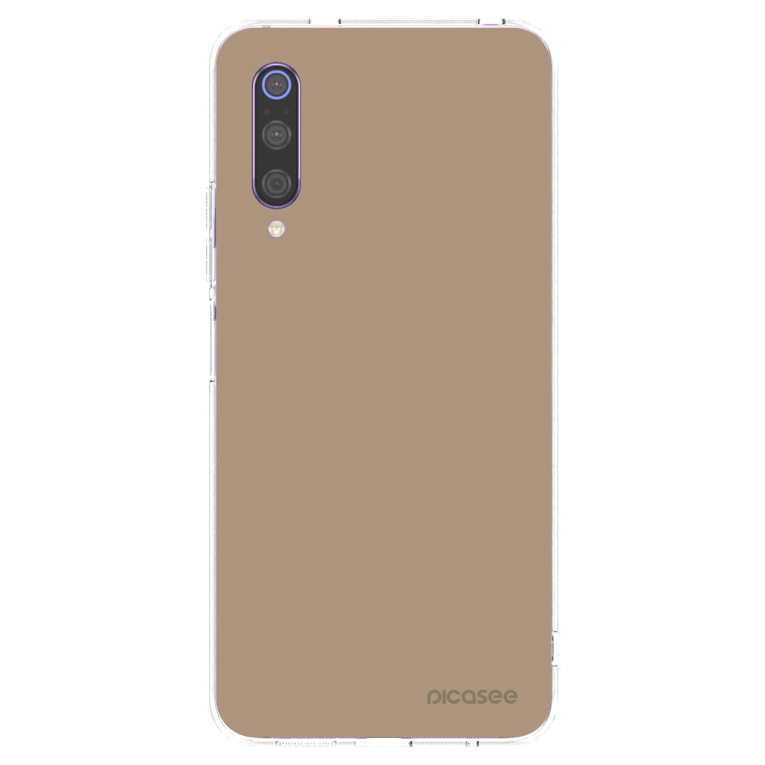 Picasee silikonski prozorni ovitek za Xiaomi Mi 9 - Soft Sand