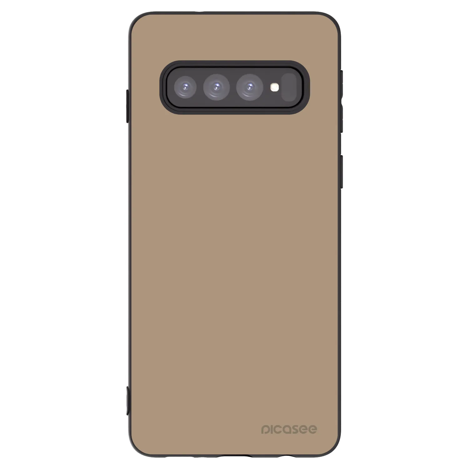 Picasee silikonski črni ovitek za Samsung Galaxy S10 G973 - Soft Sand