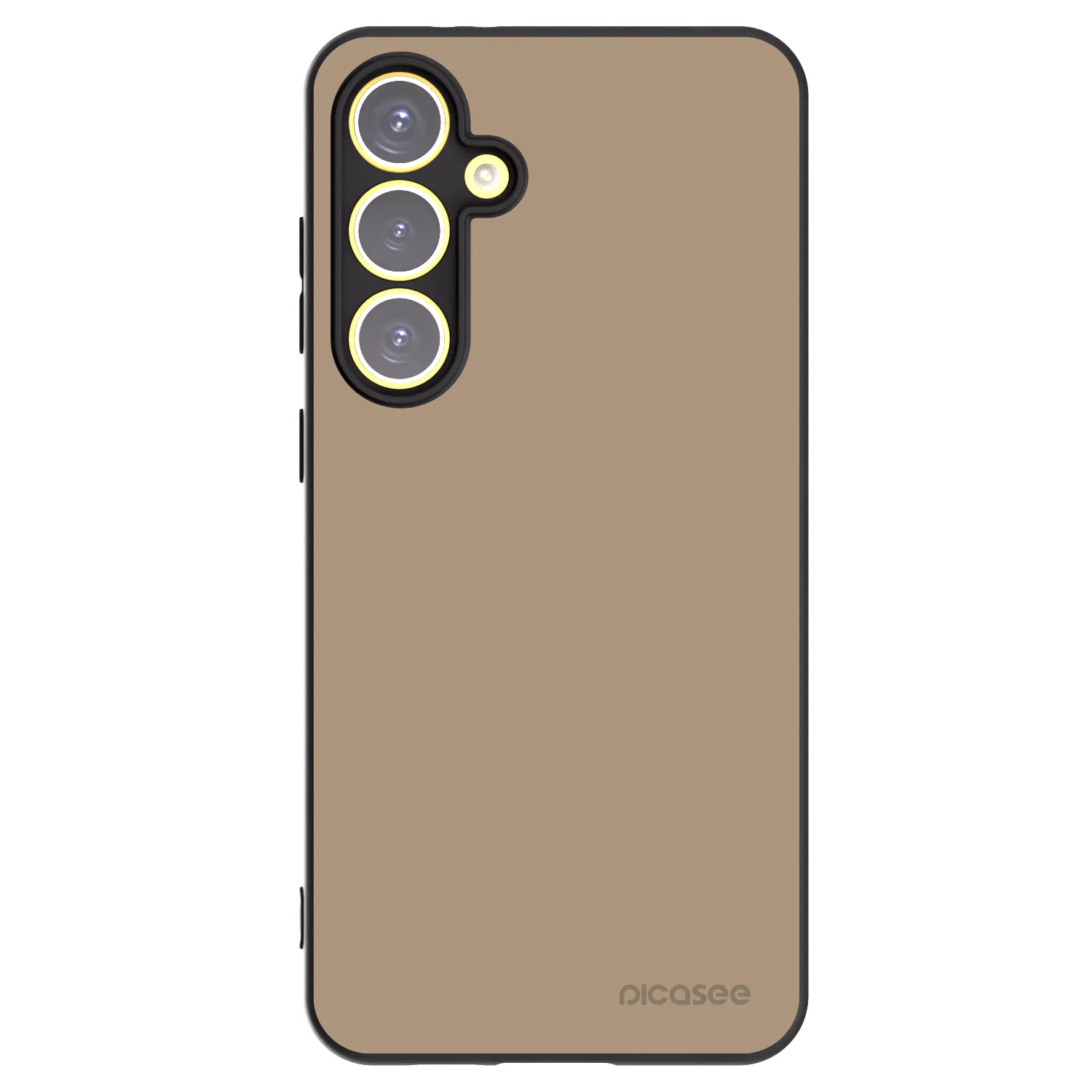 Picasee silikonski črni ovitek za Samsung Galaxy S24 FE S721B - Soft Sand