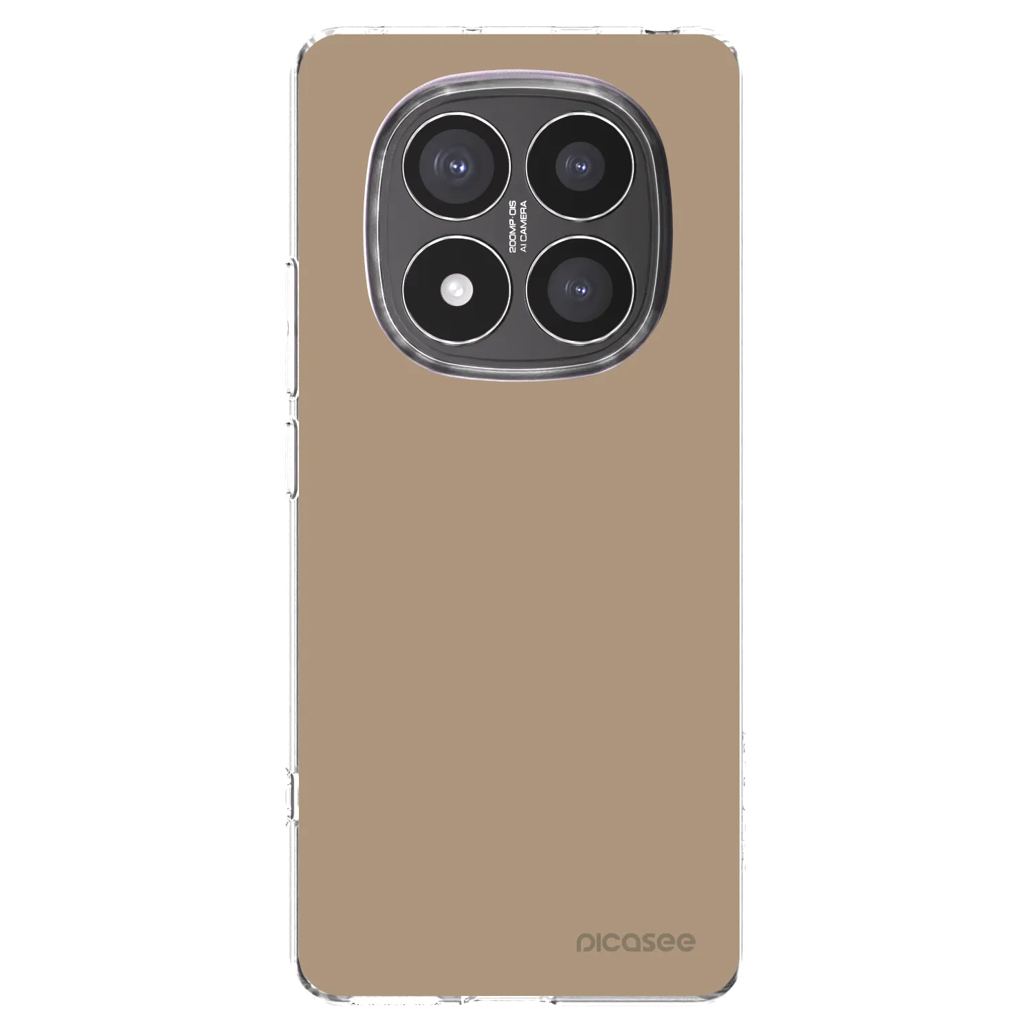 Picasee silikonski prozorni ovitek za Xiaomi Redmi Note 14 Pro+ 5G - Soft Sand