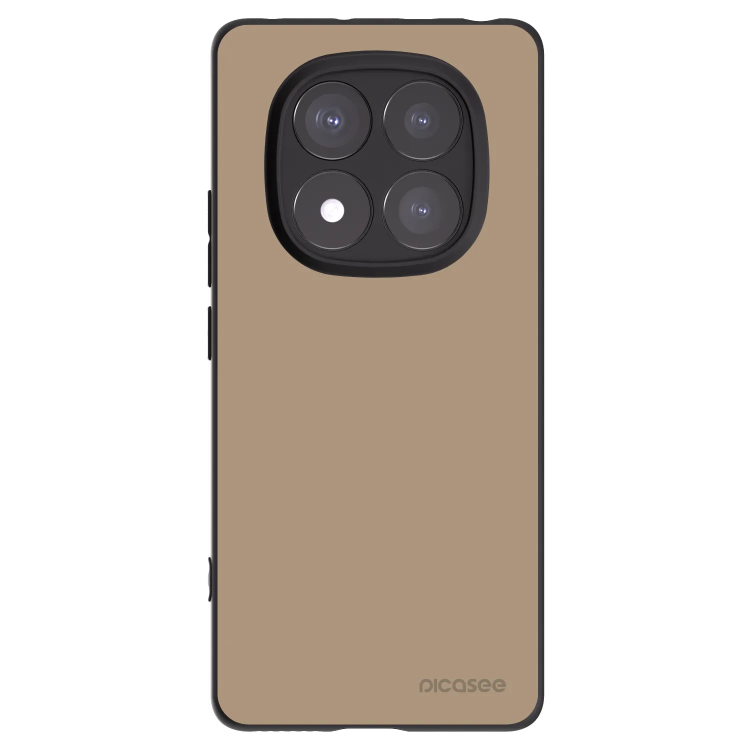 Picasee silikonski črni ovitek za Xiaomi Redmi Note 14 Pro 5G - Soft Sand