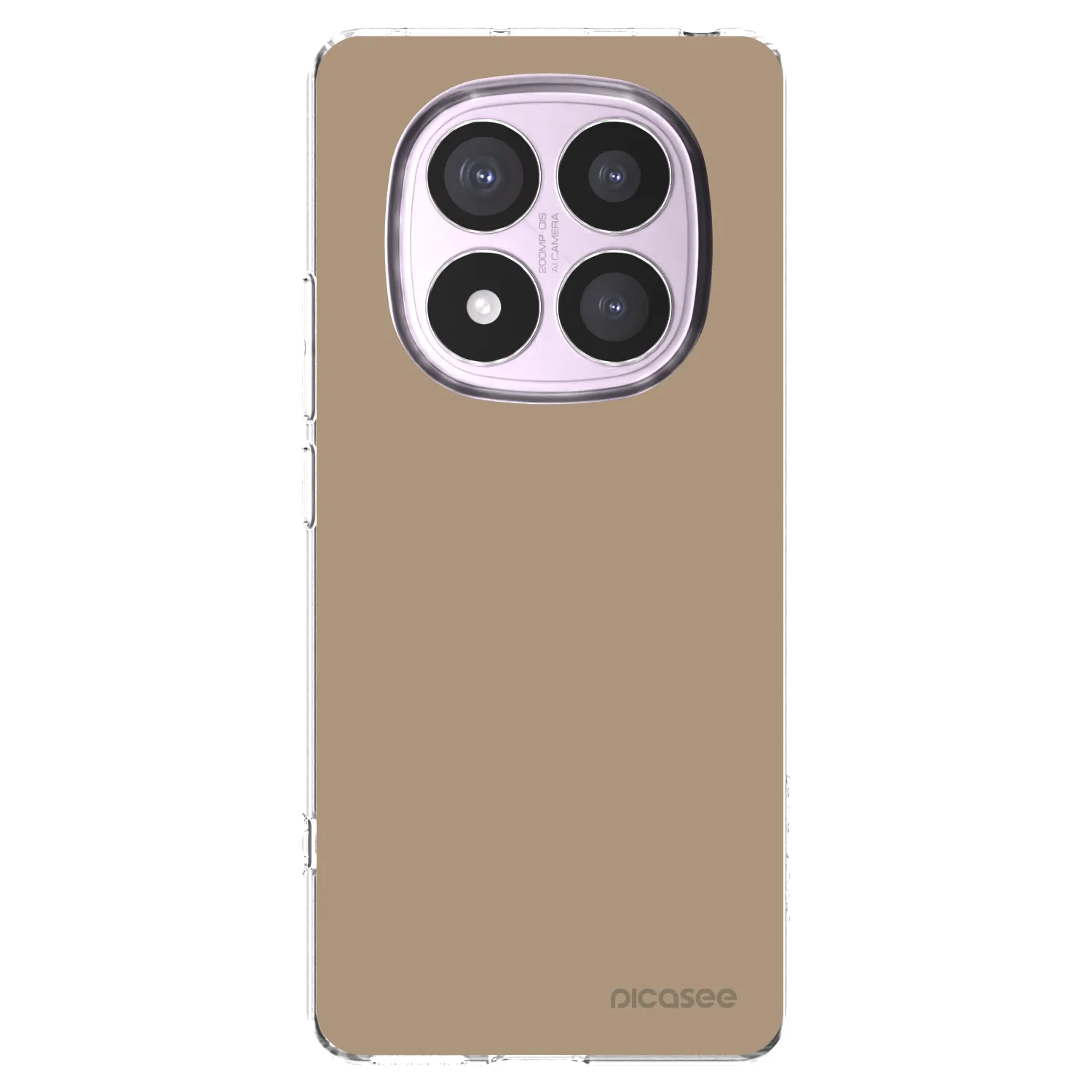 Picasee silikonski prozorni ovitek za Xiaomi Redmi Note 14 Pro 5G - Soft Sand