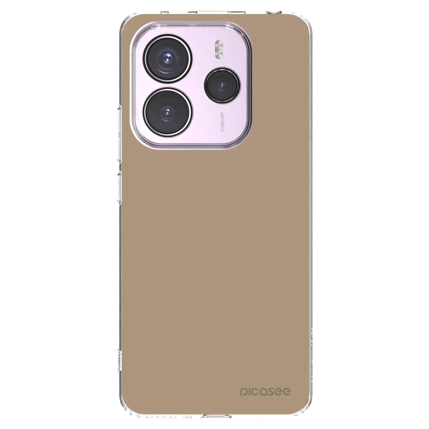 Picasee silikonski prozorni ovitek za Xiaomi Redmi Note 14 5G - Soft Sand