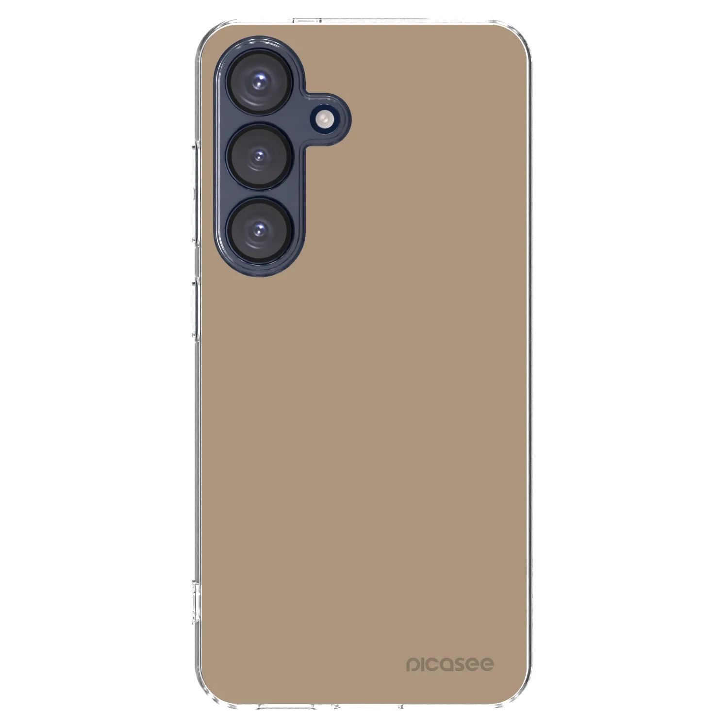 Picasee silikonski prozorni ovitek za Samsung Galaxy S25 5G - Soft Sand