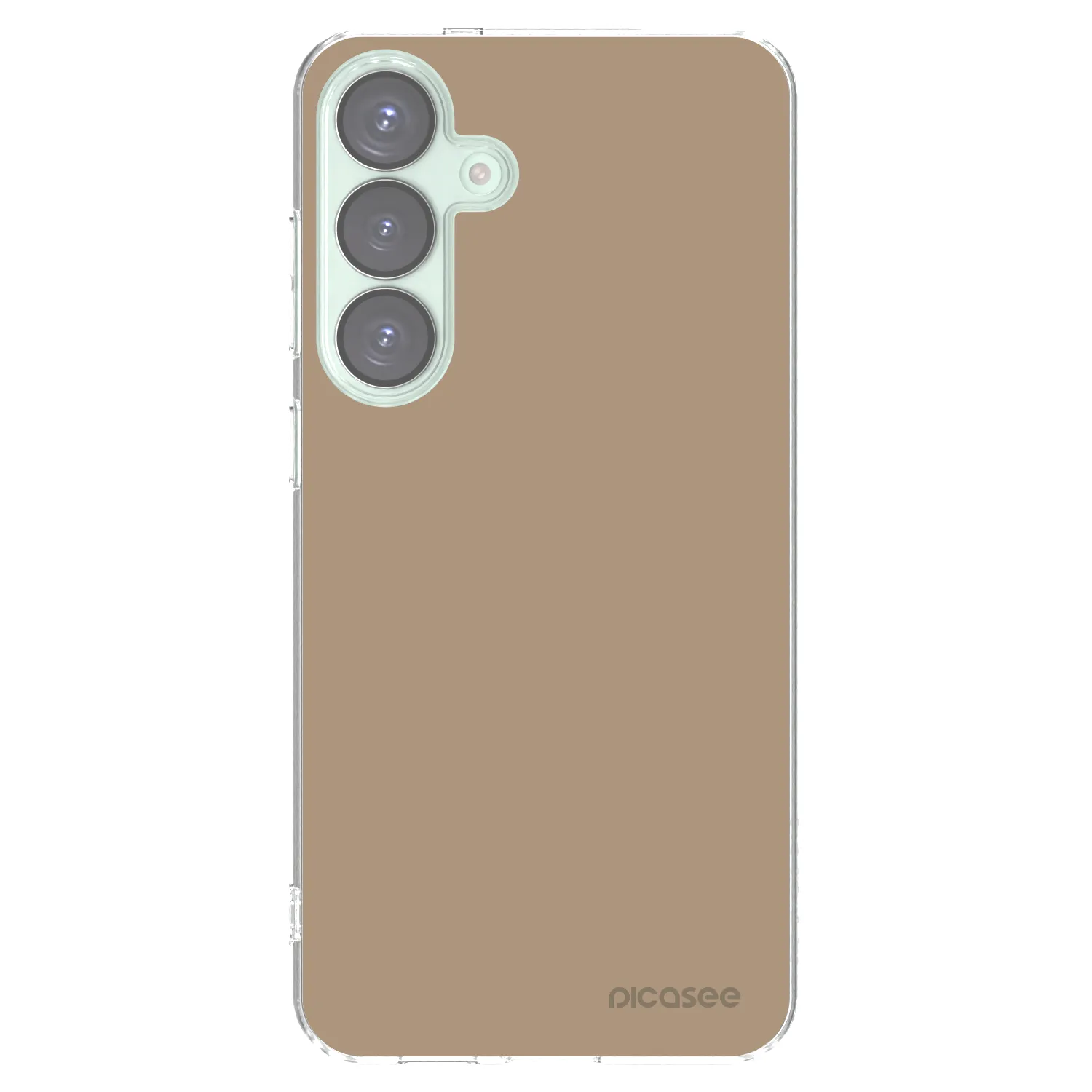 Picasee silikonski prozorni ovitek za Samsung Galaxy S25+ 5G - Soft Sand