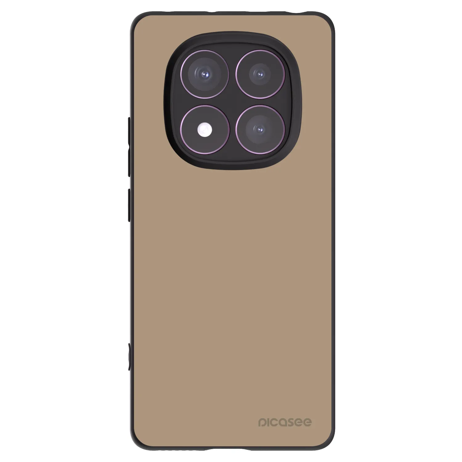 Picasee silikonski črni ovitek za Xiaomi Redmi Note 14 Pro 4G - Soft Sand