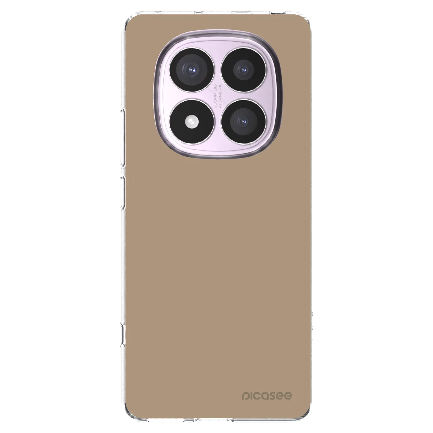 Picasee silikonski prozorni ovitek za Xiaomi Redmi Note 14 Pro 4G - Soft Sand