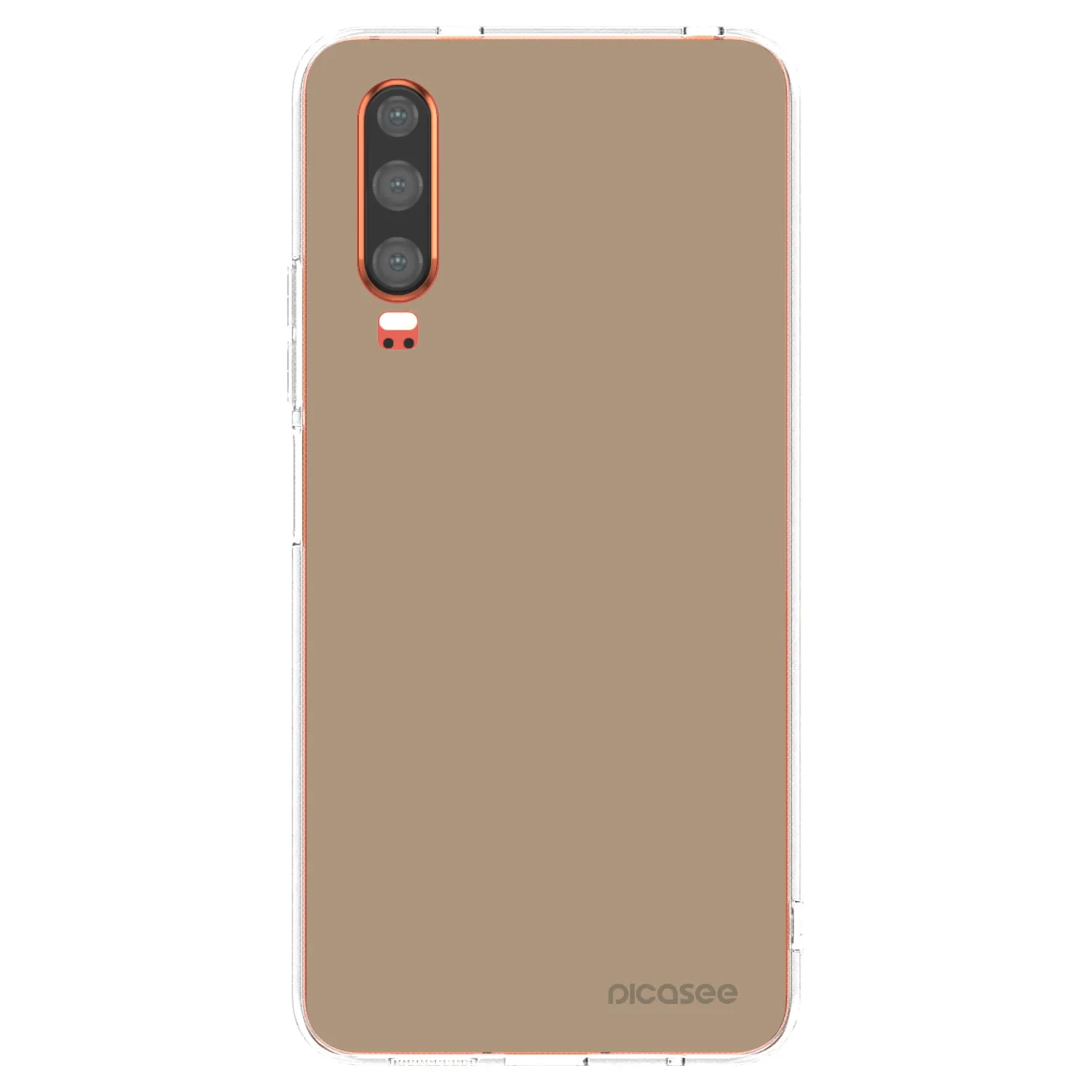 Picasee silikonski prozorni ovitek za Huawei P30 - Soft Sand