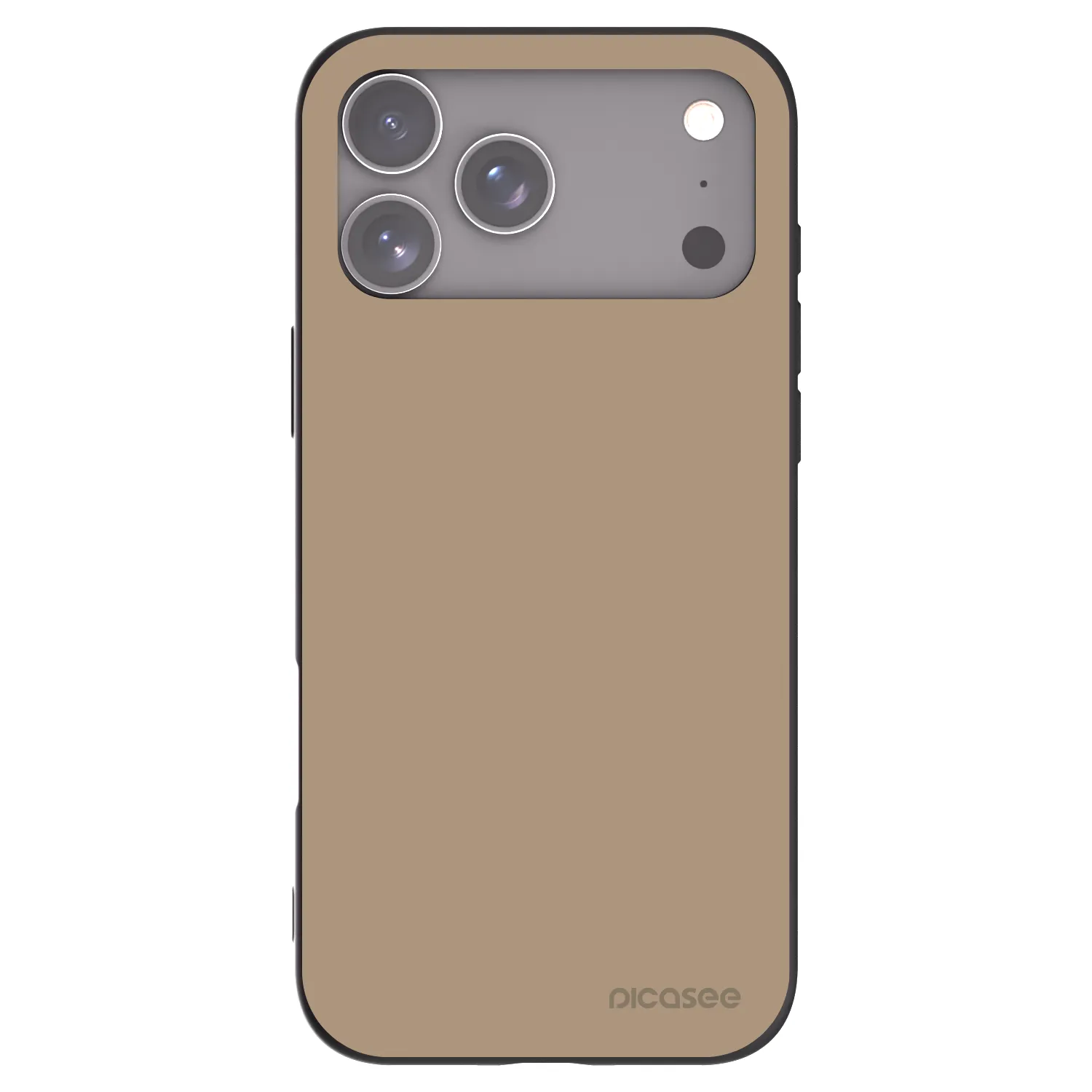 Picasee silikonski črni ovitek za Apple iPhone 17 Pro Max - Soft Sand