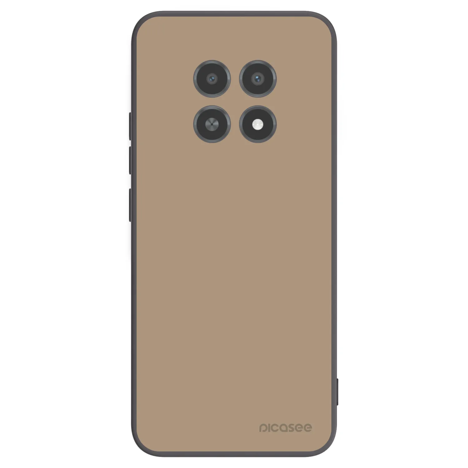 Picasee silikonski črni ovitek za Realme 12X - Soft Sand