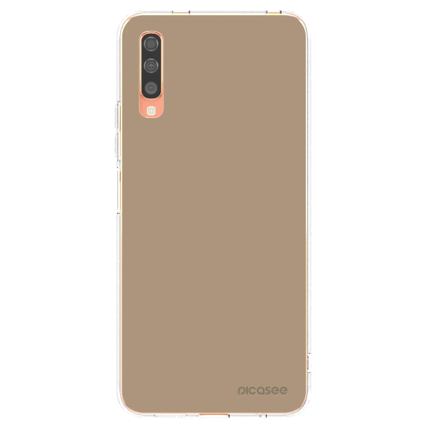 Picasee silikonski prozorni ovitek za Samsung Galaxy A70 A705F - Soft Sand