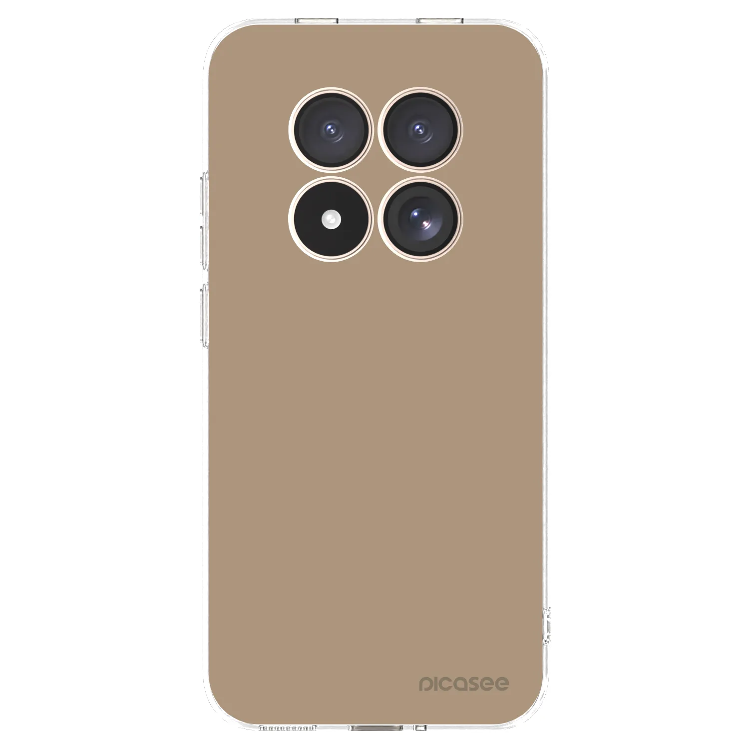 Picasee silikonski prozorni ovitek za Xiaomi Redmi Note 15 Pro 4G - Soft Sand