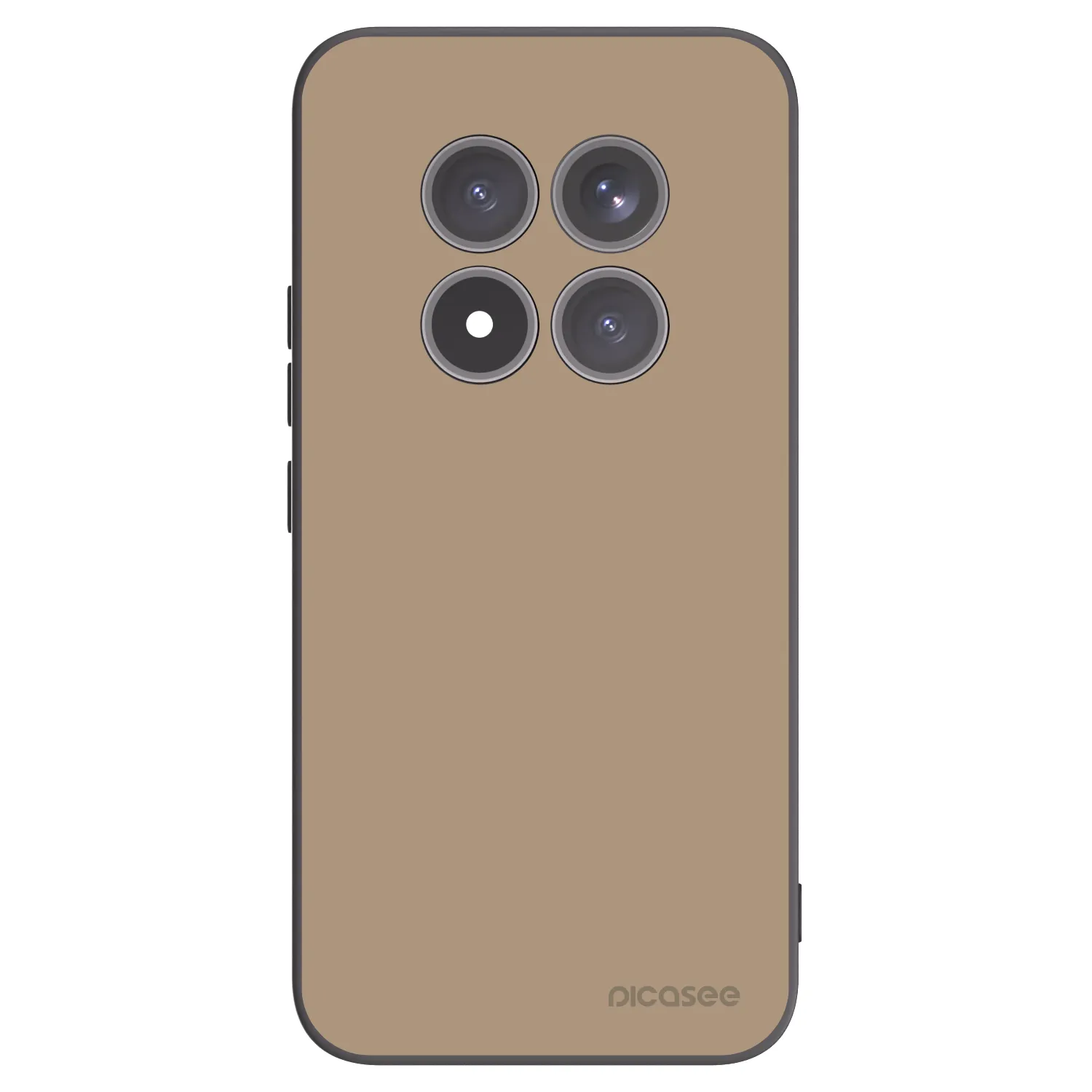 Picasee silikonski črni ovitek za Xiaomi Redmi Note 15 Pro+ - Soft Sand