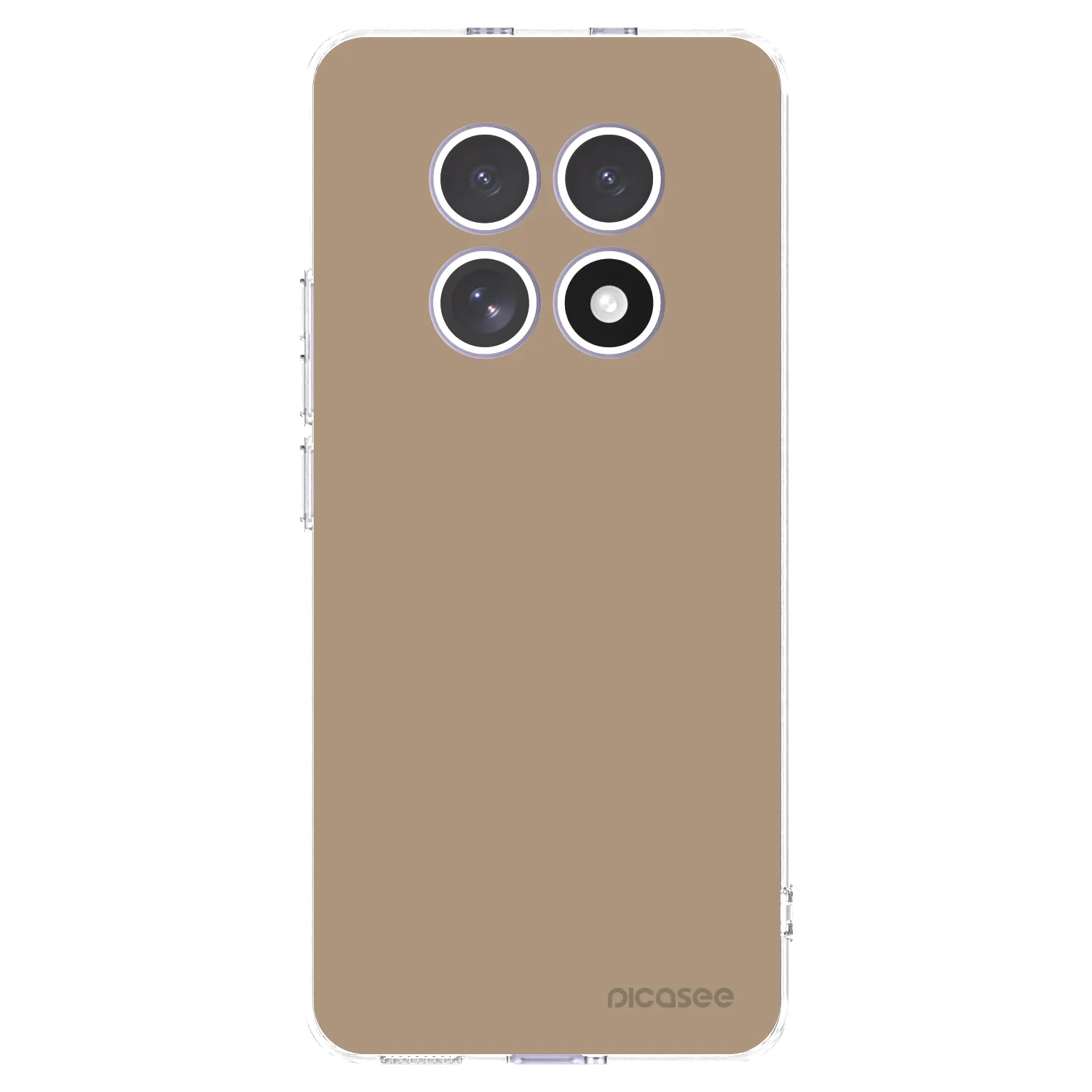 Picasee silikonski prozorni ovitek za Xiaomi Redmi Note 15 - Soft Sand