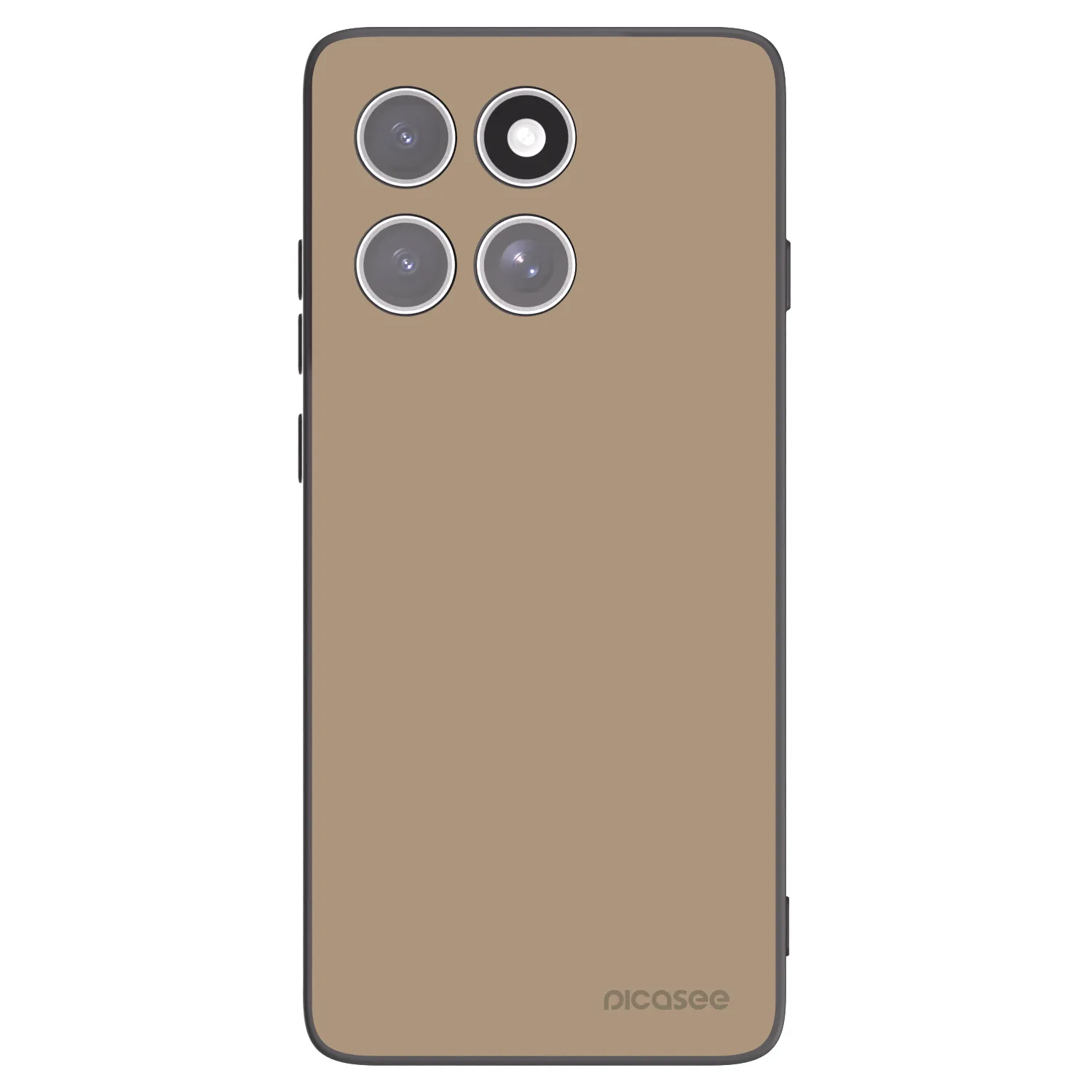 Picasee silikonski črni ovitek za Motorola Edge 60 Fusion - Soft Sand