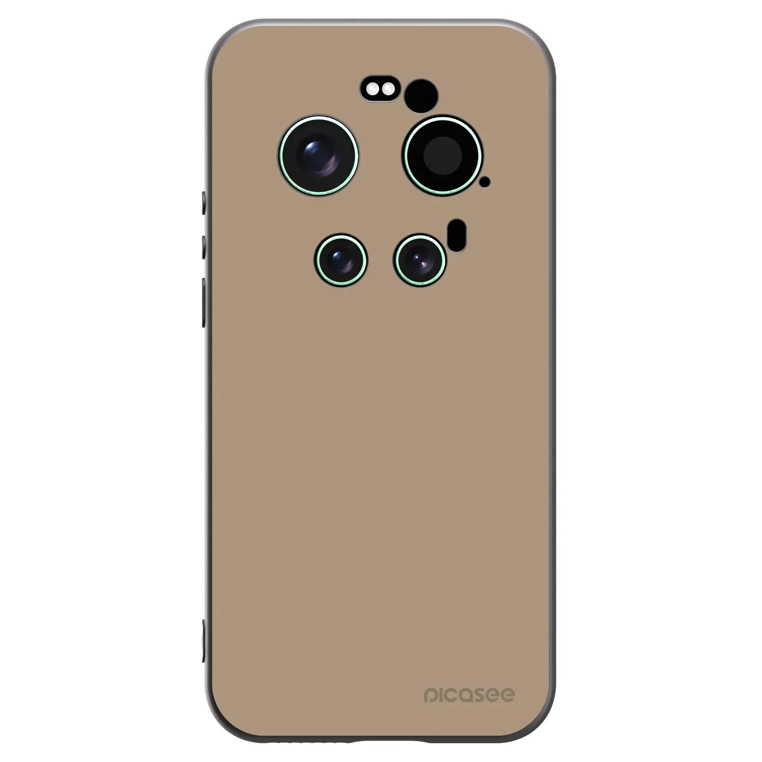 Picasee silikonski črni ovitek za Xiaomi 17 Ultra - Soft Sand