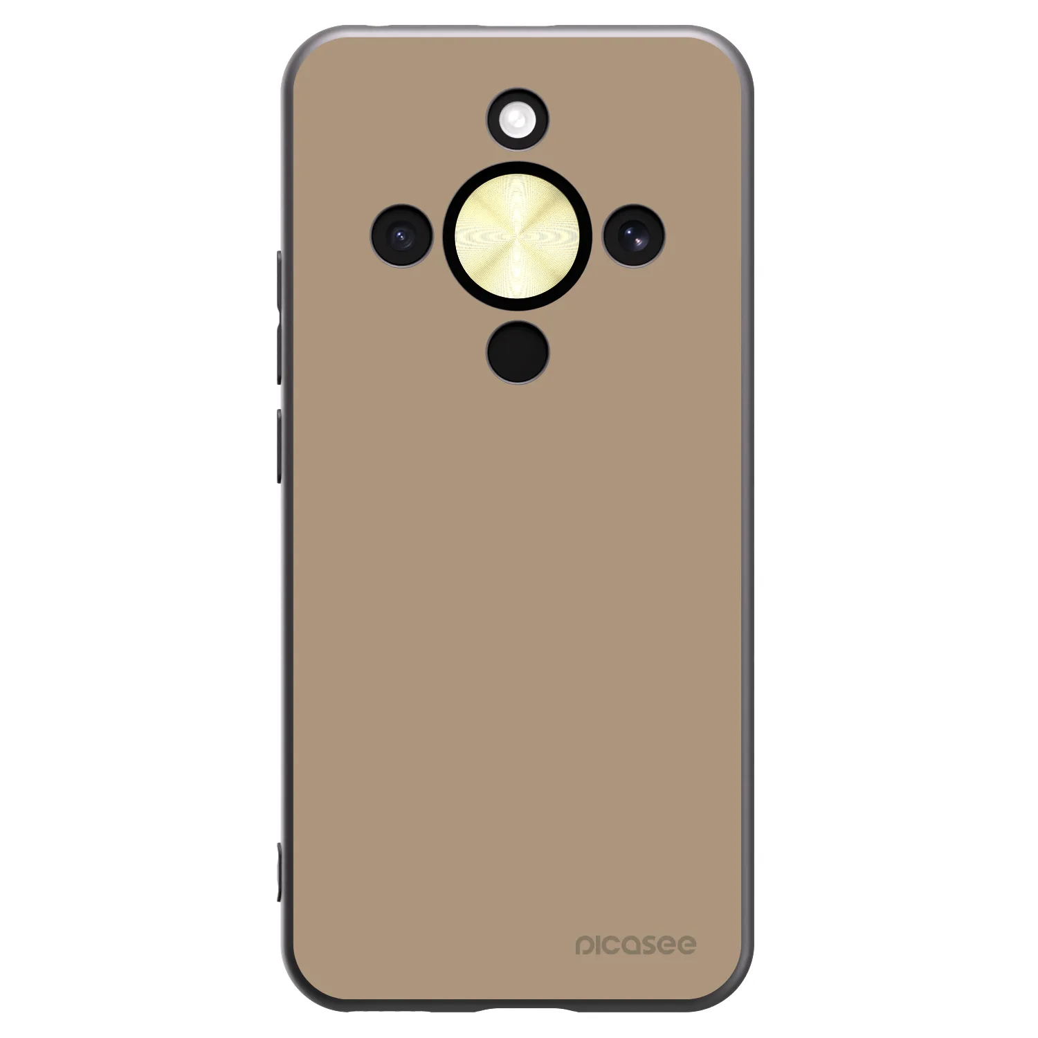 Picasee silikonski črni ovitek za Honor Magic8 Lite 5G - Soft Sand