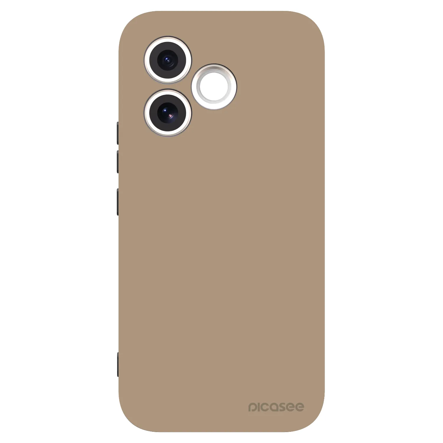 Picasee silikonski črni ovitek za Honor 600 Lite - Soft Sand
